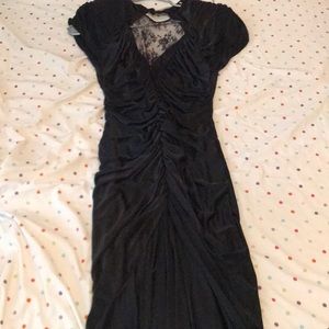 Backless evening gown